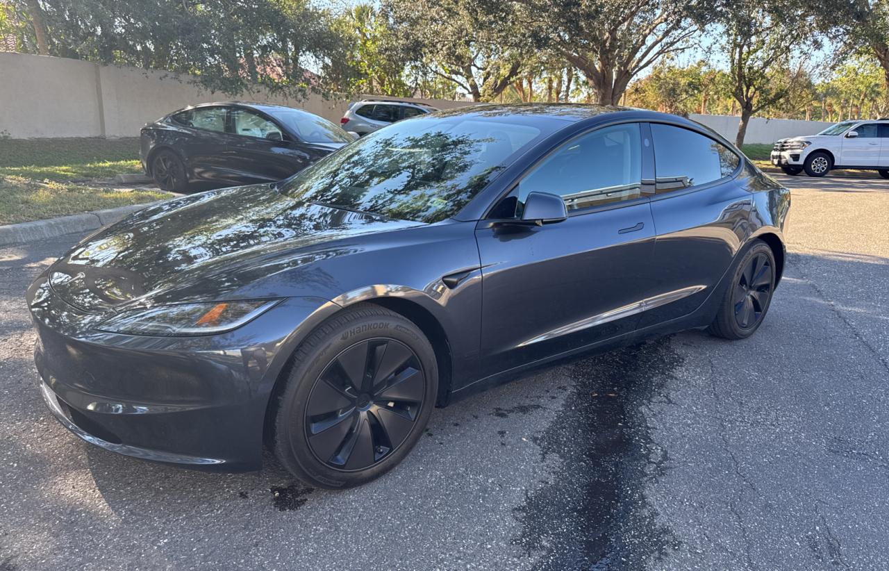 Lot #3022310658 2024 TESLA MODEL 3