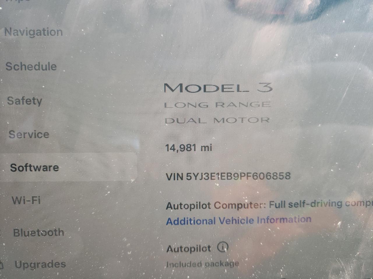 Lot #3034400061 2023 TESLA MODEL 3