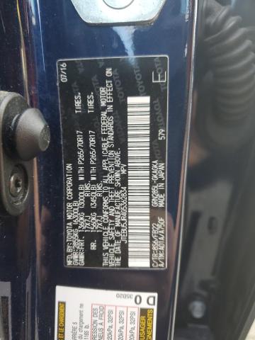 2016 TOYOTA 4RUNNER SR - JTEBU5JR4G5362834