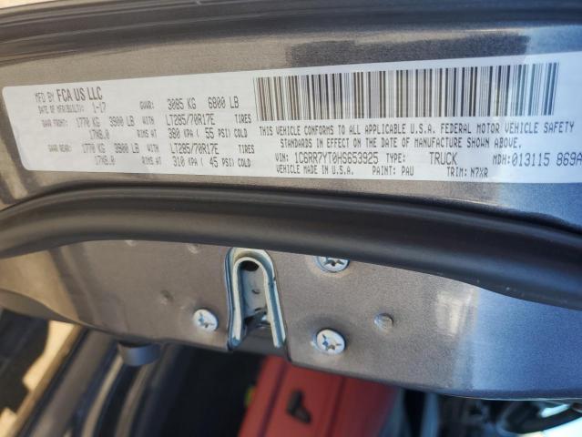 2017 RAM 1500 REBEL - 1C6RR7YT0HS653925