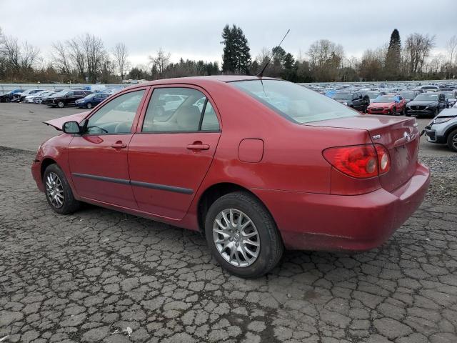 TOYOTA COROLLA CE 2007 red  gas JTDBR32EX70114560 photo #3