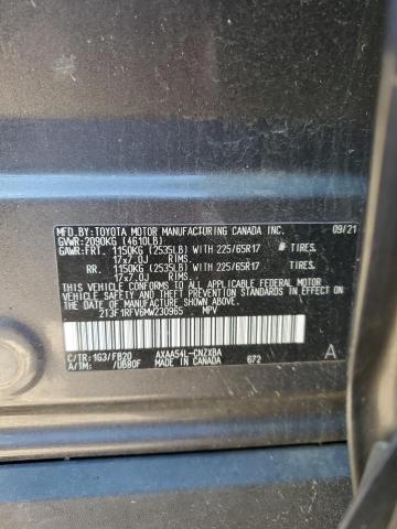2021 TOYOTA RAV4 LE - 2T3F1RFV6MW230965
