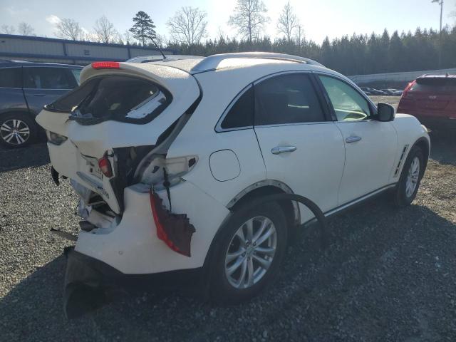 INFINITI FX37 2013 white  gas JN8CS1MU5DM140848 photo #4