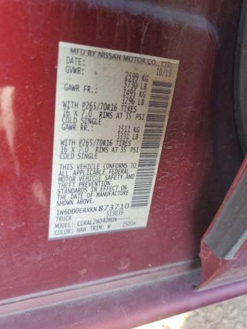 2019 NISSAN 180SX 1N6DD0ERXKN873710