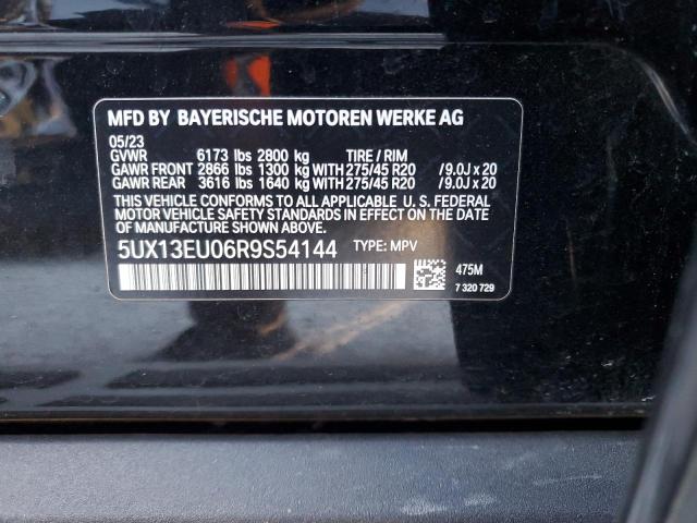 VIN 5UX13EU06R9S54144 2024 BMW X5 no.13