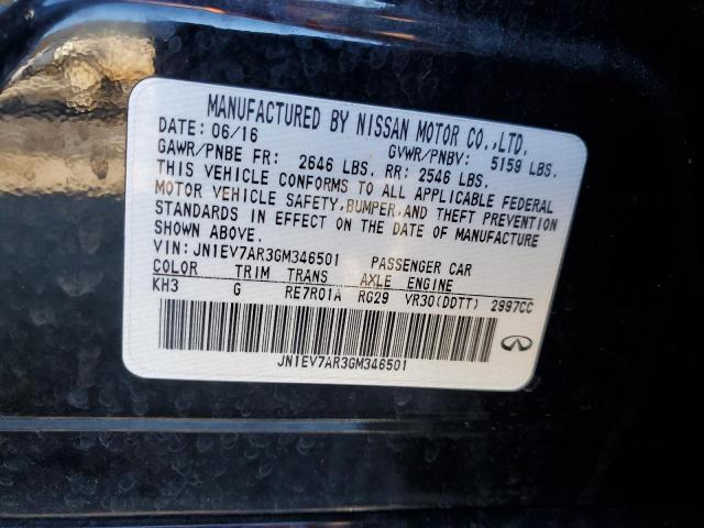 2016 INFINITI Q50 PREMIU - JN1EV7AR3GM346501