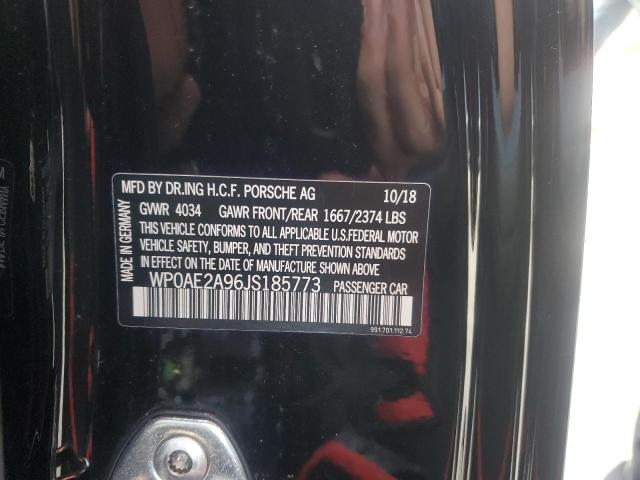 2018 PORSCHE 911 GT2 RS WP0AE2A96JS185773