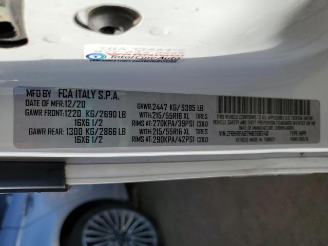 2021 RAM PROMASTER - ZFBHRFAB7M6T66748