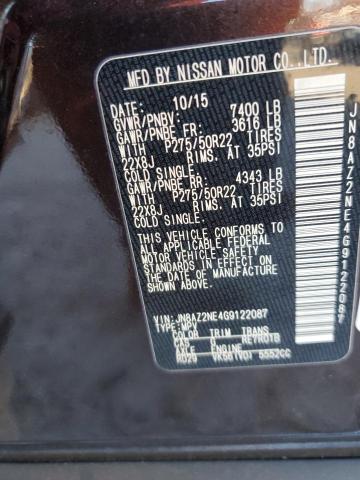 2016 INFINITI QX80 - JN8AZ2NE4G9122087