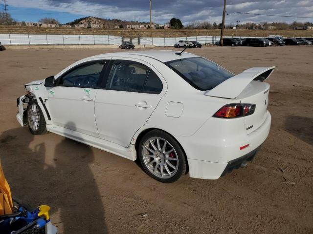 MITSUBISHI LANCER EVO 2013 white  gas JA32W8FV4DU018104 photo #3