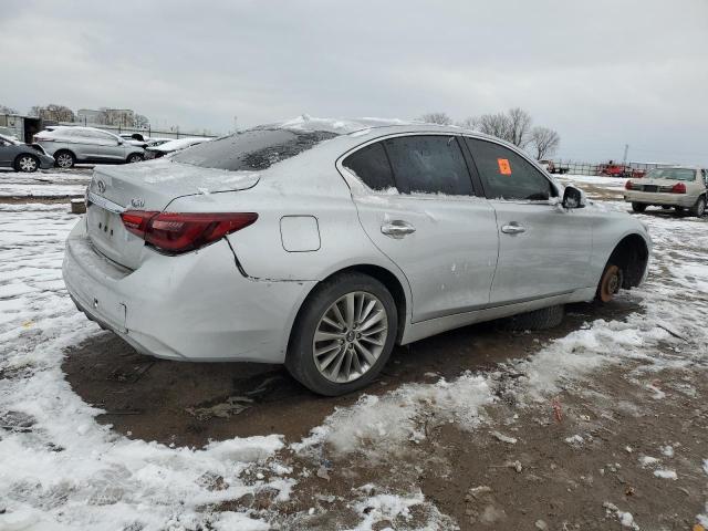 INFINITI Q50 LUXE 2018 silver  gas JN1EV7AP1JM364890 photo #4