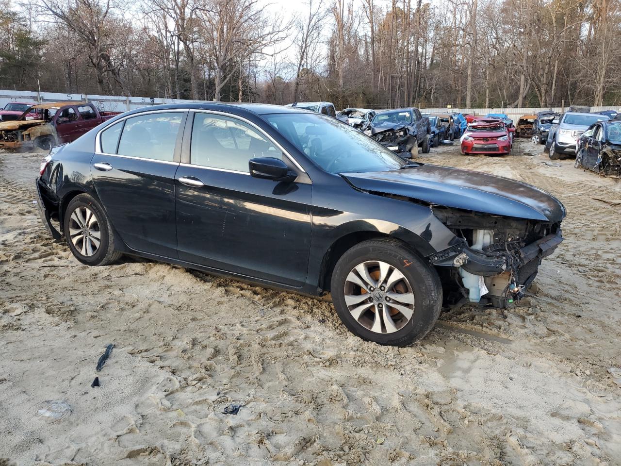 Lot #3030727090 2015 HONDA ACCORD LX