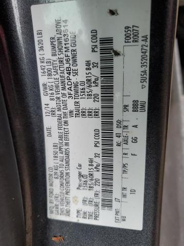 2015 FORD FIESTA SE - 3FADP4BJ6FM163614