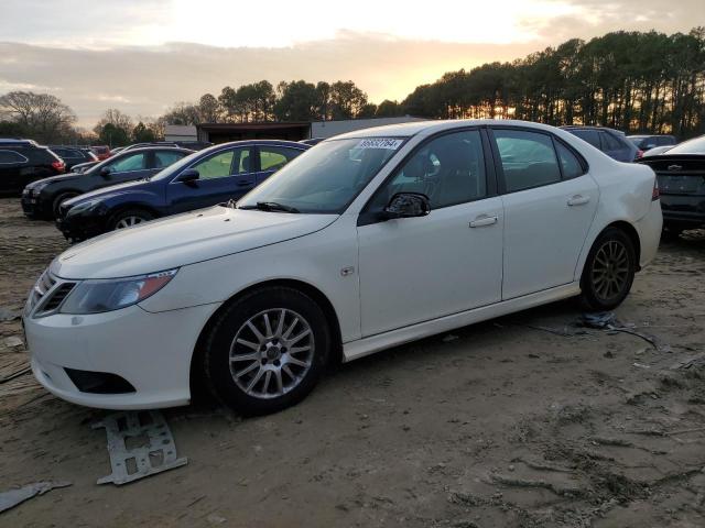 SAAB 9-3 2.0T 2008 white sedan 4d gas YS3FB49Y781126181 photo #1