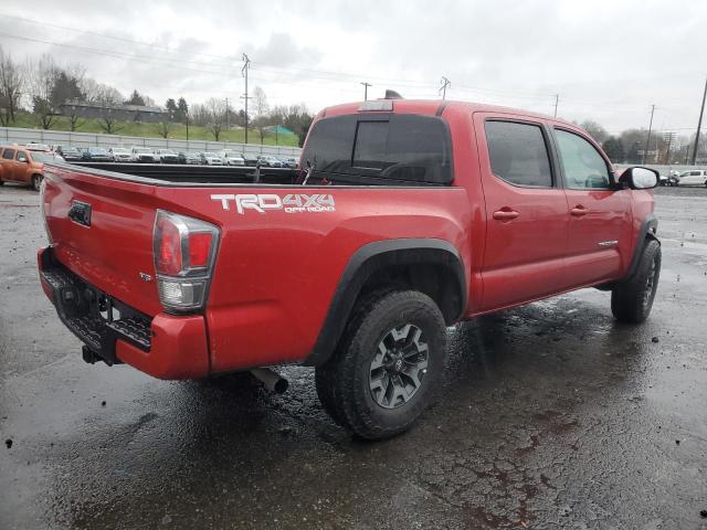 TOYOTA TACOMA DOU 2020 red  gas 3TMCZ5AN9LM300115 photo #4