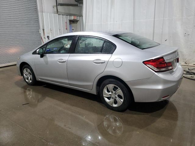 HONDA CIVIC LX 2015 silver  gas 19XFB2F55FE277939 photo #3