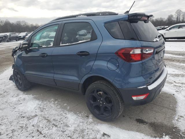 FORD ECOSPORT S 2022 blue  gas MAJ6S3JL9NC458176 photo #3