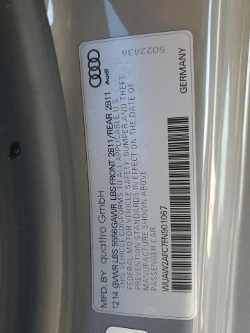 2015 AUDI RS7 - WUAW2AFC7FN901067