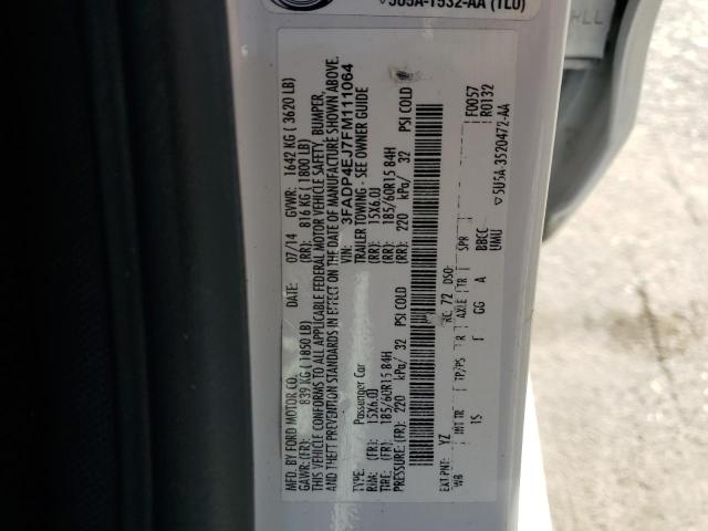 2015 FORD FIESTA SE - 3FADP4EJ7FM111064