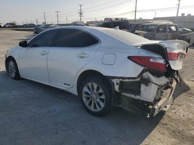 LEXUS ES 300H 2013 white sedan 4d hybrid engine JTHBW1GG7D2014891 photo #3