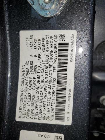 2024 HONDA CIVIC EX - 2HGFE1F73RH311793