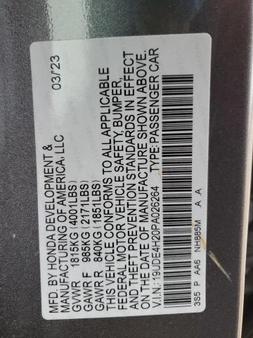 2023 ACURA INTEGRA 19UDE4H20PA026264