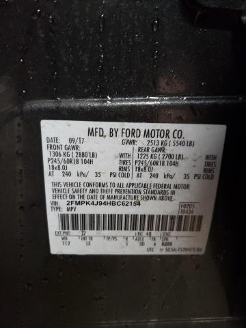 2017 FORD EDGE SEL - 2FMPK4J94HBC62154