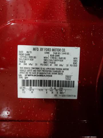 2021 FORD EDGE TITAN - 2FMPK4K94MBA39668