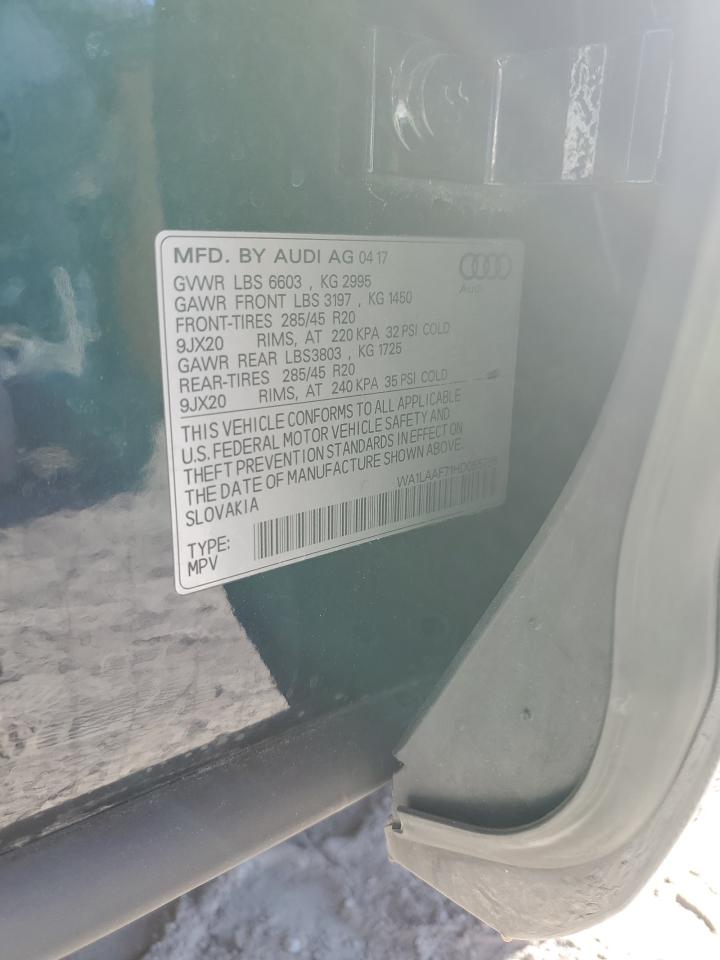 Lot #3069625271 2017 AUDI Q7 PREMIUM