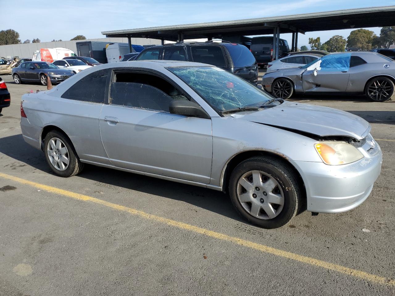 Lot #3033211818 2002 HONDA CIVIC EX