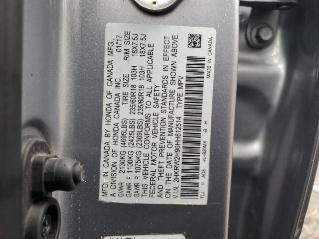 2017 HONDA CR-V TOURI - 2HKRW2H96HH612514