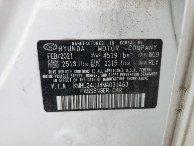 2021 HYUNDAI SONATA HYB - KMHL24JJ4MA031463