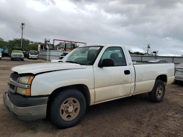 CHEVROLET SILVERADO 2004 white pickup gas 1GCEC14X24Z349060 photo #1