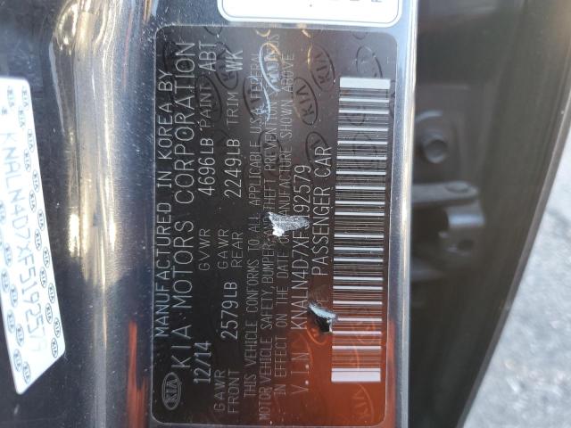 2015 KIA CADENZA PR - KNALN4D7XF5192579