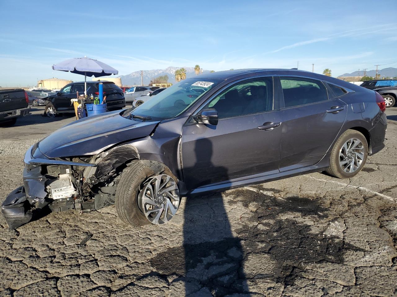 Lot #3029752270 2017 HONDA CIVIC EX