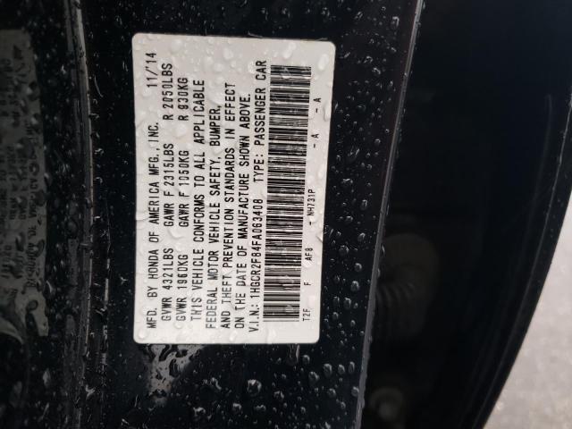 2015 HONDA ACCORD EXL - 1HGCR2F84FA063408