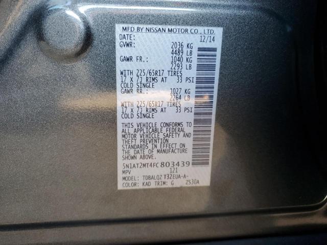 2015 NISSAN ROGUE S - 5N1AT2MT4FC803439