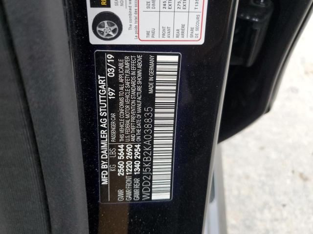 2019 MERCEDES-BENZ CLS 450 4M - WDD2J5KB2KA038835