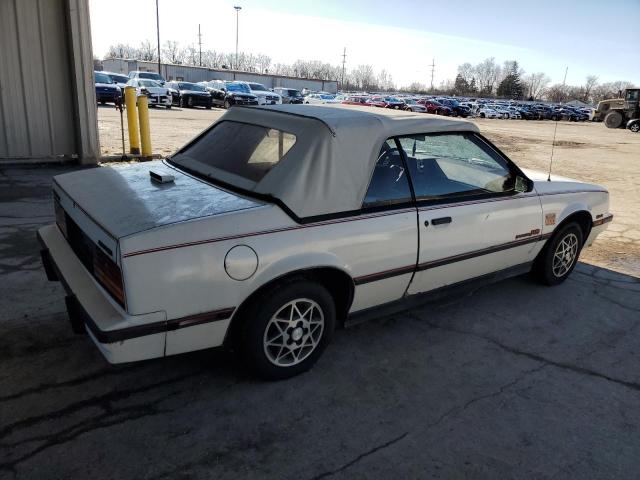 CHEVROLET CAVALIER R 1986 white  gas 1G1JE67W3G7172570 photo #4