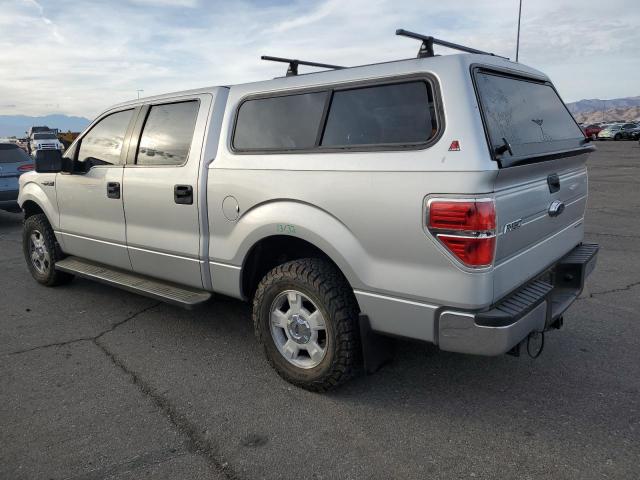 FORD F150 SUPER 2014 silver  flexible fuel 1FTEW1CM0EKE85504 photo #3