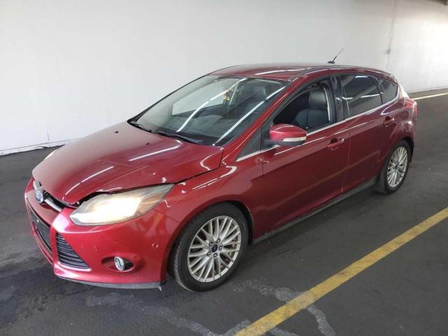 FORD FOCUS TITA 2014 burgundy hatchbac gas 1FADP3N2XEL231895 photo #3