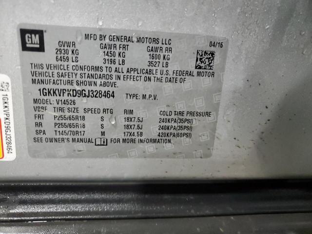 2016 GMC ACADIA SLE - 1GKKVPKD9GJ328464
