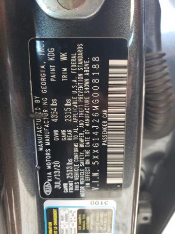 2021 KIA K5 LXS - 5XXG14J26MG008188