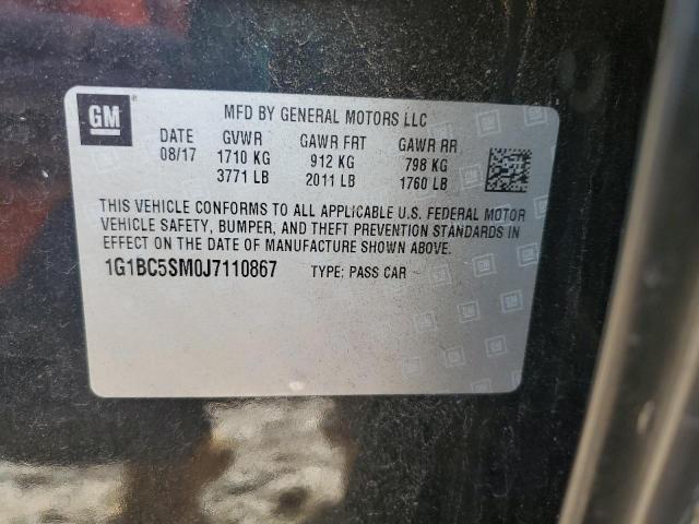 2018 CHEVROLET CRUZE LS - 1G1BC5SM0J7110867