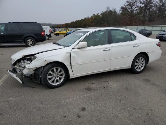 LEXUS ES330 2004 white  gas JTHBA30G445037242 photo #1