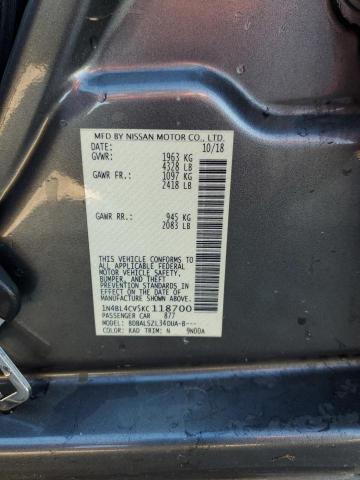 2019 NISSAN ALTIMA SR - 1N4BL4CV5KC118700