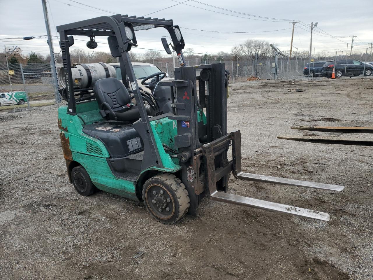 Lot #3034423716 2017 MITSUBISHI FORKLIFT