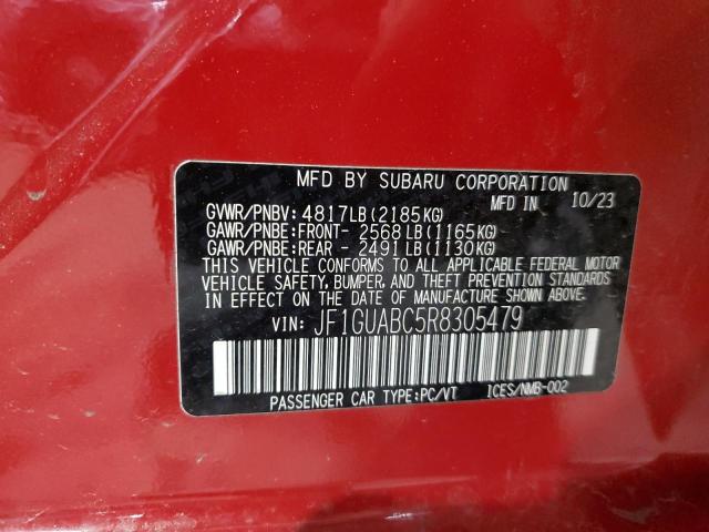 2024 SUBARU IMPREZA - JF1GUABC5R8305479