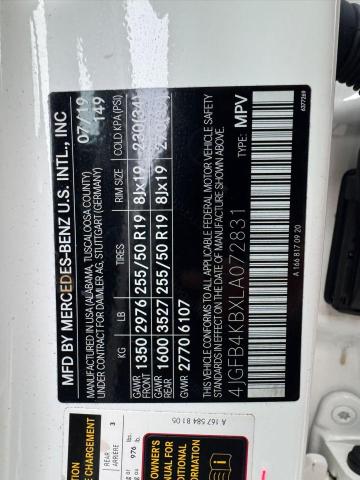 2020 MERCEDES-BENZ GLE 350 4M - 4JGFB4KBXLA072831