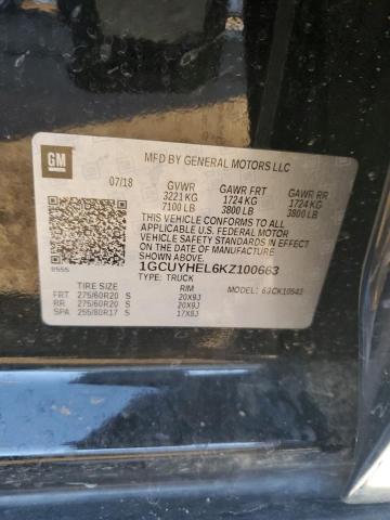 2019 CHEVROLET SILVERADO - 1GCUYHEL6KZ100663